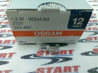 12V 1,2W W2X4,6D Лампа накаливания (OSRAM)